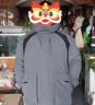 阿迪达斯25年冬款灰色派克羽绒服  商务通勤600蓬男士休闲羽绒连帽夹克 实拍图