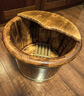川柏香实木泡脚桶木桶洗脚盆木桶家用足浴桶泡脚木质香柏木碳化木制脚盆 30cm 【高温碳化穴位按摩】+艾草60包 实拍图