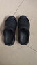 稻草人洞洞鞋男士钓鱼凉鞋工装户外穿运动大码防滑涉水沙滩拖鞋黑 42-43 实拍图