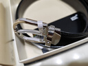 万宝龙MONTBLANC 椭圆针扣黑棕双面腰带皮带3cm 38157/128135礼物 实拍图