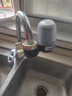 美的（Midea）水龙头过滤器家用厨房自来水净水器 活性炭12级精滤 可清洗 除氯除异味除垢 通用安装前置滤水器 1机1芯【可冲洗滤芯】活性炭增强版滤芯 实拍图