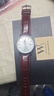 万晨手表带男真皮适用西铁城天梭浪琴美度天王卡西欧DW棕色22mm银针扣 实拍图
