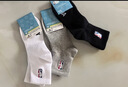 NBA袜子男士毛巾底长筒棉袜四季加厚毛圈高筒跑步篮球运动袜3双 实拍图