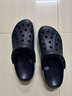 卡骆驰（CROCS）贝雅卡骆班洞洞鞋|205089 黑色/白色-066   44 (280mm)   实拍图