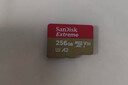 闪迪（SanDisk）256GB TF(MicroSD)内存卡 4K极速金卡A2 V30 U3行车记录仪 运动相机无人机 监控存储卡 读190MB/s 实拍图