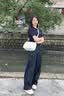 爱情海包包女包斜挎单肩包帆布包通勤时尚轻奢生日礼物高级感送女友老婆 实拍图