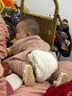 喜得瑞（xiderui）婴儿地板鞋春夏季棉鞋婴幼儿薄款公主防滑学步鞋女宝宝鞋袜 米色蕾丝花边鞋 12 CM 参考年龄6-9个月 实拍图