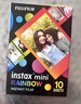 富士（FUJIFILM）instax迷你拍立得相机专用3寸拍立得相纸适用mini7+/7c/7s/11/40/90/99/evo/12/41/25/70等型号 10张彩虹相纸+相册*1或pvc相框*1 实拍图