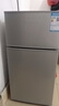 新飞冰箱小型租房用 一级能效冷 藏冷冻两用1-2人家用小冰箱 出租房双门电冰箱办公室两门 26年升级 76A一级能效【保鲜盒款】银 实拍图