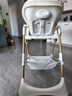 karmababy卡曼宝宝餐椅可折叠多功能婴儿餐椅可坐可躺0-6岁儿童成长餐椅 【212免安装】皎玉白pro（可坐可躺） 实拍图