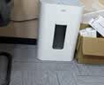 得力碎纸机4级保密单次8张10分钟连碎办公家用文件粉碎机低噪轻音 碎卡碎钉18L容量G12 实拍图