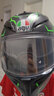 AGV K5S摩托车双镜片头盔机车跑盔男女骑行全盔四季通用安全帽3C VULCANUM GREEN XL（适合60-63头围） 实拍图