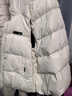 鸭鸭（YAYA）羽绒马甲女外穿秋冬新款情侣男女同款连帽马夹背心羽绒服外套 米白色 XL /175(建议130-145斤) 实拍图