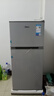 美的（Midea）112L两门小冰箱灰色双温小冰箱迷你家用宿舍租房灵活摆放节能低音深冷速冻 BCD-112CM 实拍图