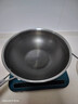 炊大皇炒锅304不锈钢有钛炒菜锅煎锅平底不粘炒锅32cm 可立可视盖不挑灶 实拍图