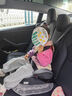 bebelock儿童安全座椅增高垫3-12岁便携式简易车载宝宝坐垫isofix硬接口 太空灰-安全带款 实拍图