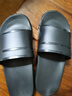 LURAD拖鞋男士女士情侣外穿室内防滑洗澡厚底凉拖家居拖鞋 黑色42-43 实拍图