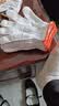 橘边棉纱劳保手套轻便舒适耐磨手部防护劳保手套透气线手套 普通棉线5双 实拍图