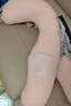 babycare孕妇枕护腰侧睡U型靠枕芯 多功能托腹抱枕 暖珊瑚（不含头枕） 实拍图