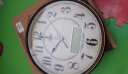 康巴丝（COMPAS）挂钟现代时尚日历时钟表创意挂表电子石英钟 C2978黑金 实拍图