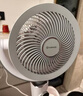 艾美特（AIRMATE）【天鹅MAX】空气循环扇直流变频家用大风力电风扇卧室轻音一级能效负离子净化语音落地扇 SRDI151 实拍图