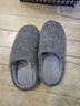 【9成新】京东京造【羊毛拖】可拆卸两面可穿棉拖鞋家居拖鞋女大象灰38-39 JZ-2443   实拍图