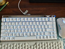 ROG魔导士Ace 75HE 有线游戏键盘 磁轴键盘 六层消音结构 HFX V2磁轴RT0.01电竞键盘 无畏契约 白色 实拍图