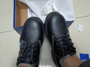 蓝鸥盾劳保鞋男钢包头防砸防刺安全工作牛皮防水耐磨舒适工地鞋005L 41 实拍图