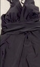 佑游泳衣女士连衣裙遮肚显瘦保守游泳馆速干游泳装三件套15038黑色XL 实拍图