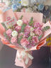 馨仪鲜花速递玫瑰向日葵康乃馨花束生日礼物全国同城配送 康乃馨玫瑰混搭花束 实拍图