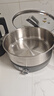 美的（Midea）0涂层电火锅电煮锅不锈钢火锅专用锅分体可拆全钢速沸电火锅电热锅多功能锅6.5L多用途锅HGS30G1 实拍图