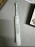 飞利浦（PHILIPS）声波电动牙刷钻石3系 5倍洁齿5种模式 刷头*2【亮白+洁净】生日礼物 送男生女友HX5181/01  白 实拍图