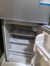小鸭小冰箱迷你小型家用 冷藏冷冻两用宿舍寝室出租房用双门办公室电冰箱节能省电 【节能省电】148银色【一级能效 高效保鲜】58L 实拍图