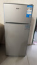 志高（CHIGO）小冰箱迷你小型家用冷藏冷冻两用宿舍出租房用双门办公室电冰箱节能省电 【一级能效】82L银色【全国联保丨节能省电】 实拍图