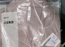红豆居家冰丝睡衣女夏季短袖开衫套装女士家居服仿真丝睡衣樱花粉165/88A 实拍图