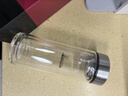 希诺双层玻璃杯男家用商务办公泡茶杯子过滤车载水杯XN-9302 345mL 实拍图