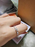戚小米纯s999足银闪钻星球戒指女开口戒小众设计微镶食指指环戒2026新款 【999足银】闪钻星球戒指 晒单实拍图