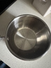 双枪（Suncha）316L不锈钢小奶锅辅食锅汤锅泡面蒸锅燃气电磁炉16cm带盖 实拍图