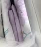 罗莱家纺 全棉四件套100%纯棉床上用品花卉套件床单被套 紫色 220*250 实拍图