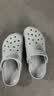 卡骆驰（CROCS）洞洞鞋经典款Clog檀健次同款男士夏季新款拖鞋凉鞋沙滩鞋女10001 10001-1FT-经典Clog/大气灰 41-42 (260mm) 实拍图