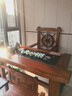 老船木茶桌椅组合家用客厅实木茶几套装办公室泡茶台一体烧水壶桌 1.6米桌+4靠背椅1船舵椅 实拍图