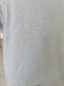 MARKLESS【安心品质】纯棉亲肤T恤男士纯色短袖打底衫5630 浅麻灰 L 实拍图