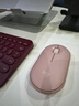 罗技（Logitech）PEBBLE 2.0 无线蓝牙鼠标 静音鼠标 办公鹅卵石便携 升级Pebble2代 粉色 实拍图