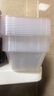 妙洁一次性饭盒方形带盖860ml*50只食品级野餐具可微波加热打包汤碗筷 实拍图