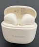 联想（Lenovo）蓝牙耳机2026最新款超长续航半入耳式联想正品5.4通话降噪无线耳机运动跑步音乐游戏 月岩白|近7天金榜第1|天籁之音 实拍图