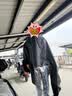雨航（YUHANG）电动车雨衣电动车专用电瓶车雨披黑色4XL 实拍图