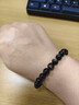 石玥珠宝收藏级8mm金猫眼天然黑曜石手串本命年转运珠水晶手链男女士款 实拍图