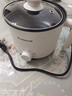 志高电煮锅电锅小电锅电炒锅电热锅多功能一锅多用宿舍电煮锅电炖锅火锅1-2人蒸煮一体大牌同款火锅锅学生锅 机械旋钮款H带塑料不锈钢组合蒸笼 实拍图