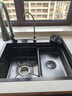 好太太家宝系列厨房水槽小米粒大单槽多功能洗碗洗菜一体盆304不锈钢洗菜池 60*45 【5.0加厚】纳米抗菌 实拍图