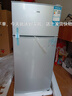志高（CHIGO）小冰箱迷你小型家用冷藏冷冻两用宿舍出租房用双门办公室电冰箱节能省电 【一级能效】82L银色【全国联保丨节能省电】 实拍图